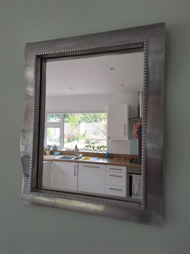 Next silver pewter - , mirror