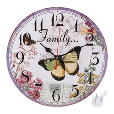 12" Colorful Butterfly Floral