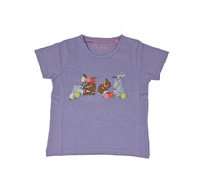 Boden T-Shirt Top Girls Rabbit