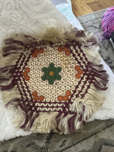 Set woven crochet - of,