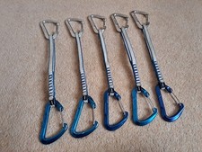 DMM climbing quick draws x 5