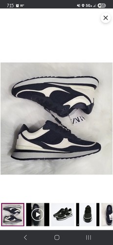 Zara trainers black and - zara,