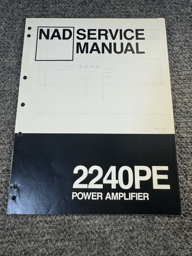 Nad 2240pe power amplifier - 2240pe,