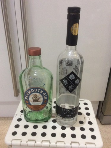 Brecon empty gin plymouth - brecon,