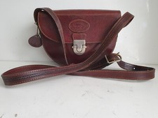 OROTON AUSTRALIA DESIGNER WOMENS BROWN  LEATHER CROSSBODY SATCHEL TOTE HANDBAG