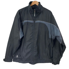 Sunice Golf Waterproof Jacket Black XL Men's Storm Full Zip Lined Zip Pockets