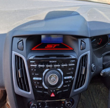 dash board insert for ford focus st mk3 2012 - 2013 pre face lift sync 1 red BR