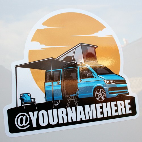 Personalised campervan name - 6,