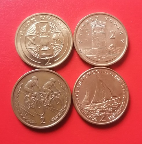 Isle man 2p coin - of,