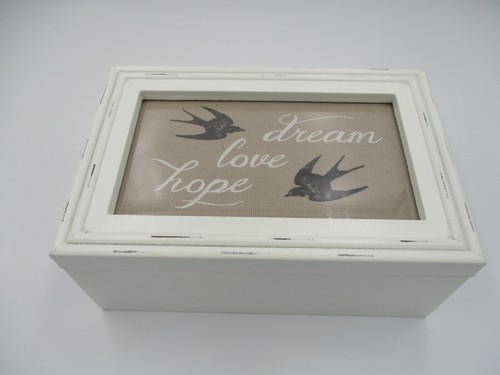 Shabby chic white - white, wooden