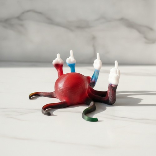 Handmade angry octopus resin - handmade,