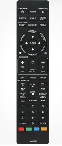Vxx3351 replaced remote - vxx3351,