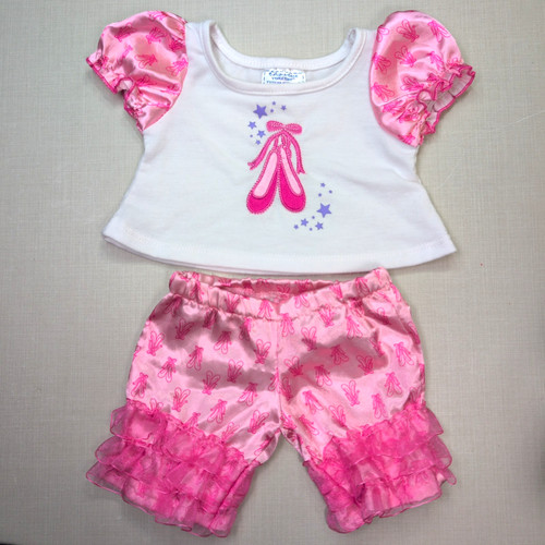 Build bear pink ballet top - pink,