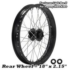 18x2.15 Spoke Wheel Rear Rim Hub For Sur Ron LB X Talaria Sting Segway X260 X160