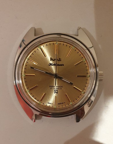 Hmt gold dial kohinoor - hmt,