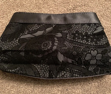 Black Lace Cosmetics/ Evening Clutch Bag ,lovely, New & Sealed from Avon