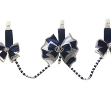 personalised navy and white