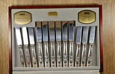 Viners Silver Plated Cutlery Canteen 44 Piece Set for 6 Kings Royale Pattern