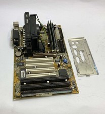 Gigabyte GA-686LX3 REV 1.04 Slot 1 Motherboard with BackPlate, CPU and Memory