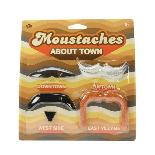 Moustaches about town fake - moustaches,