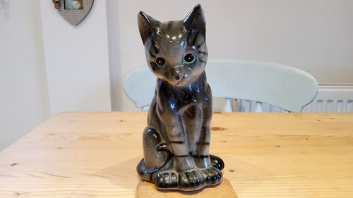 Vintage ceramic tabby - ceramic, 7