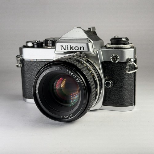Film camera nikon silver - camera,