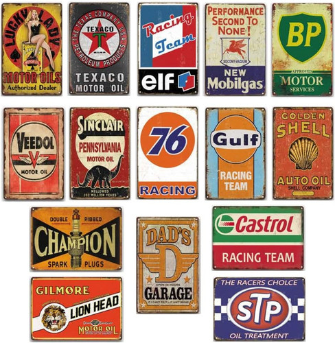 Pieces old gas oil retro - 15,