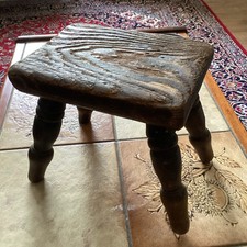Antique Small Wooden Stool 20