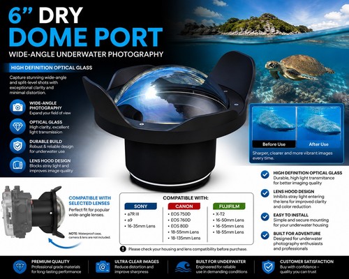Dry dome port - 6",