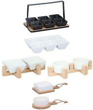 Snack Serving Tray Party Food Nut Tapas Appetiser Condiment Dipping Bowl Dish