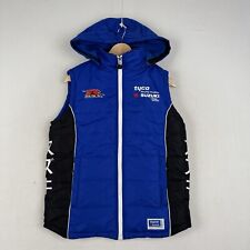 Suzuki Racing Gilet GSXR Bodywarmer Jacket Hooded Tyco Blue Men’s Size Small