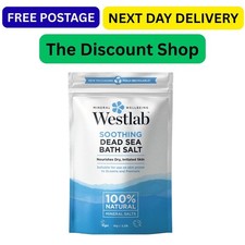 Westlab Pure Mineral Bathing Dead Sea Salt, 1kg (Packaging May Vary)