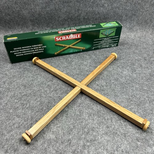 Scrabble deluxe wooden - deluxe,