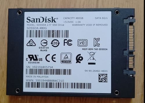 Sandisk ssd plus 480gb - ssd, 2.5"