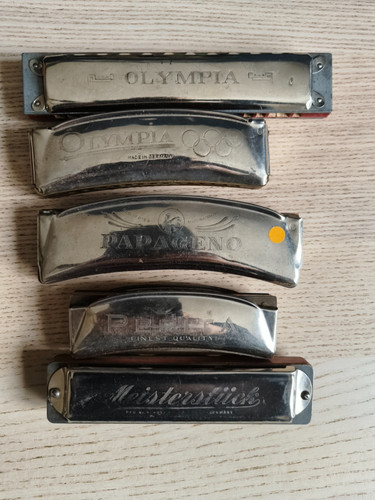 Vintage harmonica 5 - vintage, x