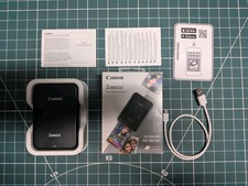 Canon Zoemini Mini Photo Printer – Matte Black (Boxed, Great Condition)