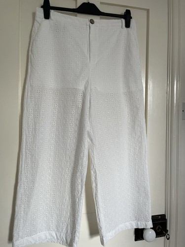 Zara white floral eyelet - white,
