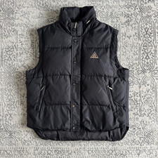Vintage 90s Nike ACG Down Puffer Ripstop Full Zip Gilet Jacket- MEDIUM