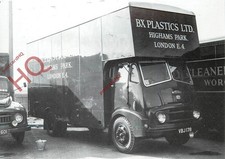 Picture Postcard:-AUSTIN SERIES 3 LUTON BOX VAN (BX PLASTICS LTD)