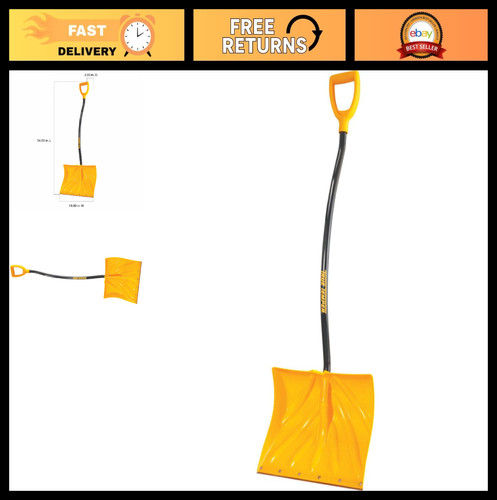 Ergonomic poly snow shovel - ergonomic,