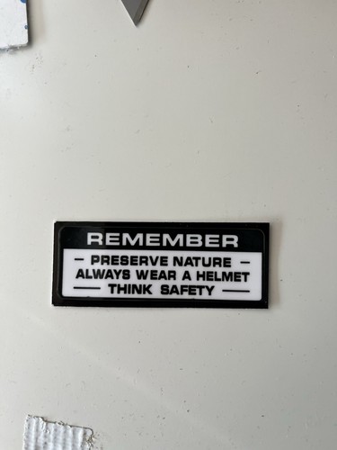 Reproduction honda warning - honda,