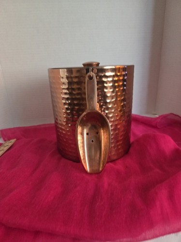 Hammered copper and - hammered, stainless
