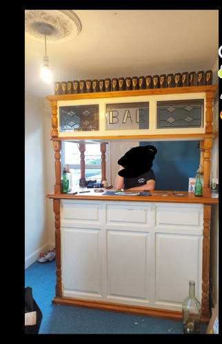 Wooden home bar pub - wooden,