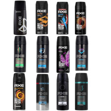 6 x Axe ( Lynx) Deodorant Body Spray 150ml Black Apollo Ice Excite Peace Dark