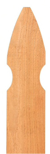 French gothic cedar fence - french,