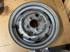 Frogeyed Sprite Five original steel  wheels. Fits A35 and A40
