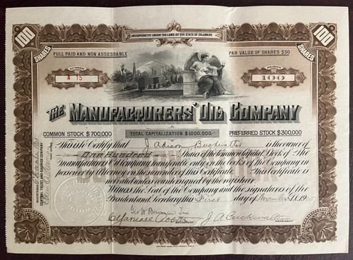 1905 the manufacturers oil - the,