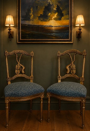 French antique louis - xv, harp