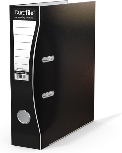 Lever arch file black - lever,