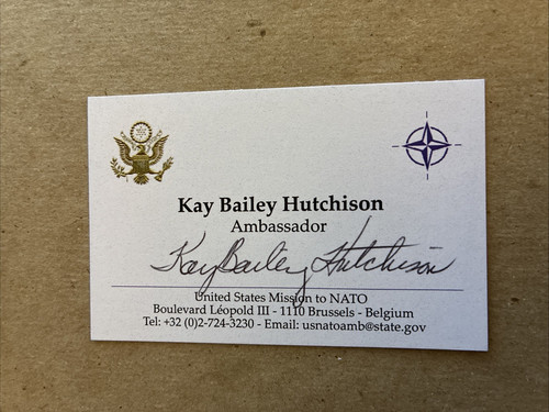 Kay bailey hutchison autograph - bailey,